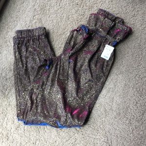 High waisted, tie waist Pants